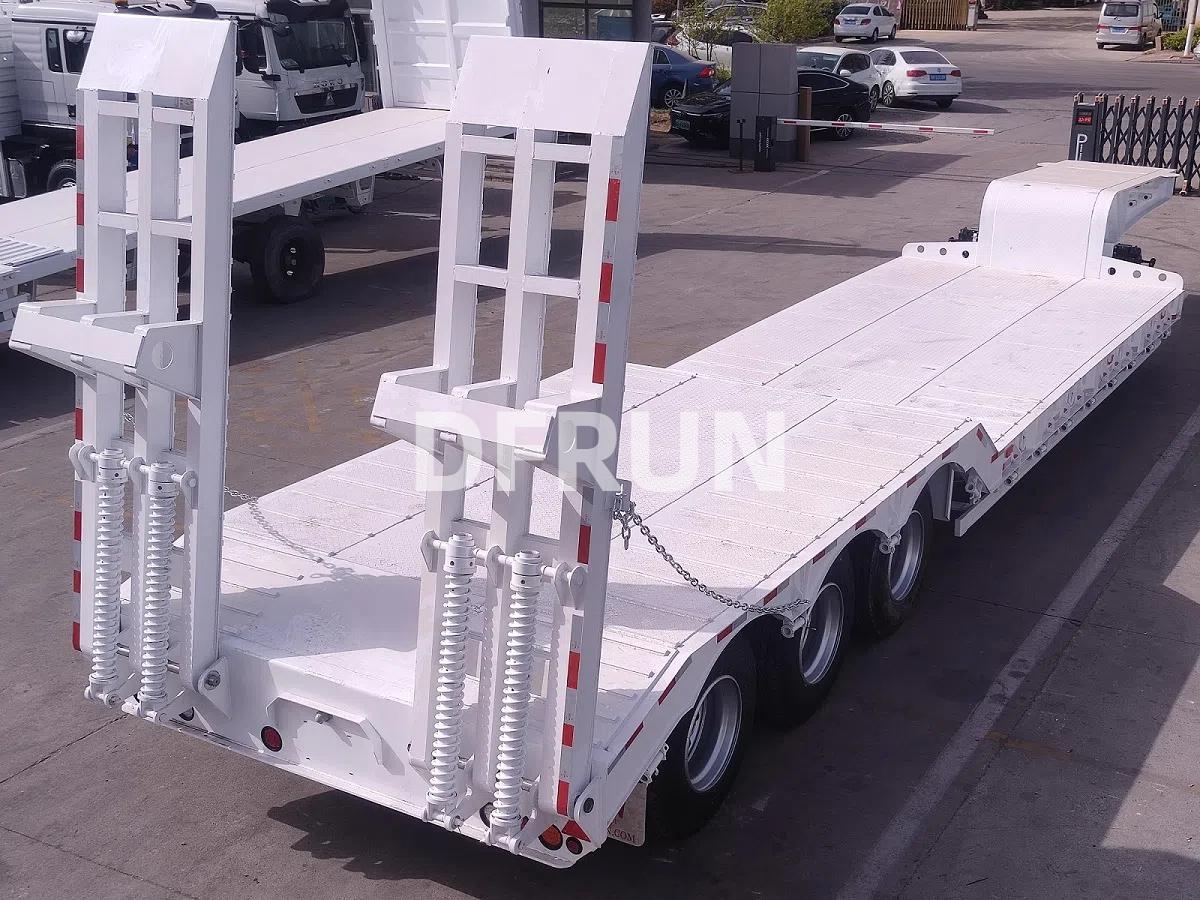 3 axles 15mx3m lowbed trailer will be shipped to Philippines